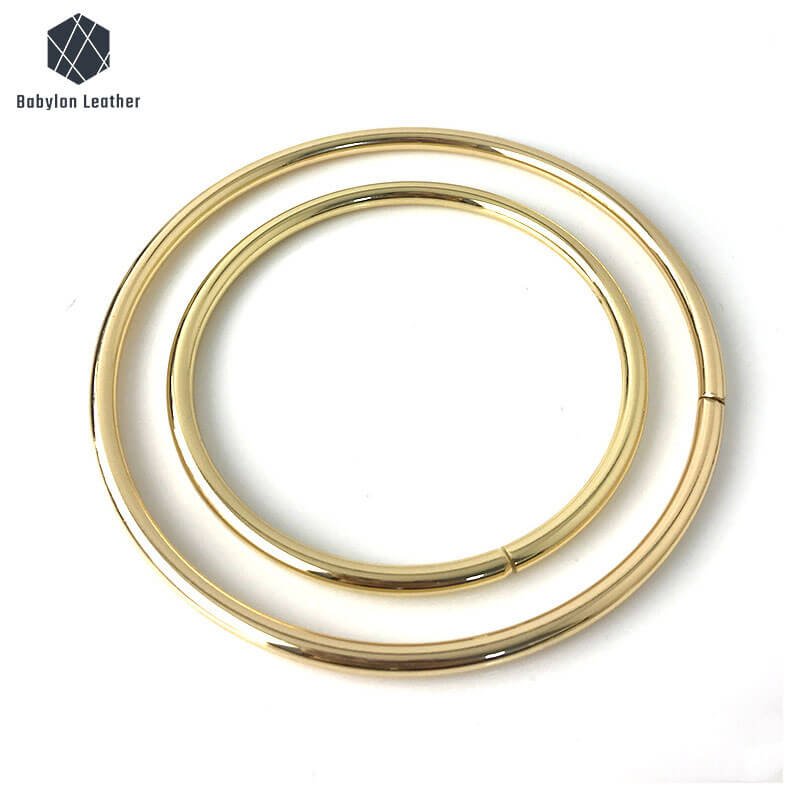 Circle Creative Lron Wire Metal Handle（2 PACK） - Babylon LeatherBabylon LeatherMH-066-M