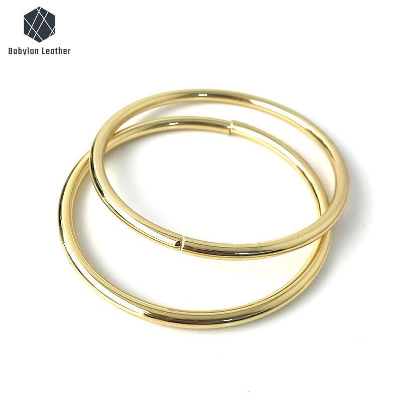 Circle Creative Lron Wire Metal Handle（2 PACK） - Babylon LeatherBabylon LeatherMH-066-M