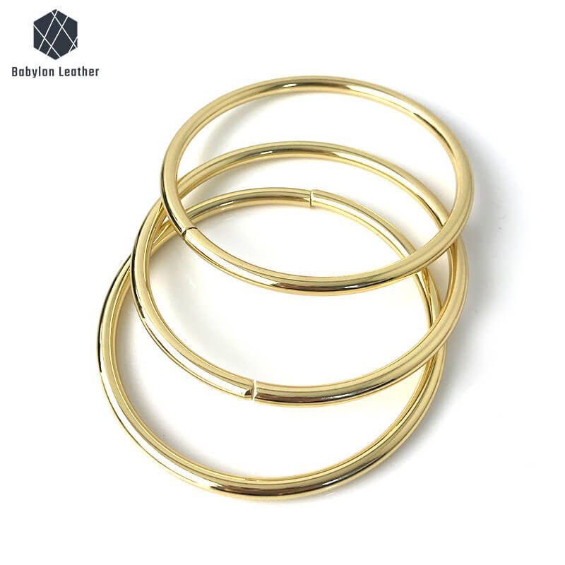 Circle Creative Lron Wire Metal Handle（2 PACK） - Babylon LeatherBabylon LeatherMH-066-M