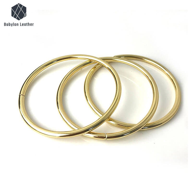 Circle Creative Lron Wire Metal Handle（2 PACK） - Babylon LeatherBabylon LeatherMH-066-M