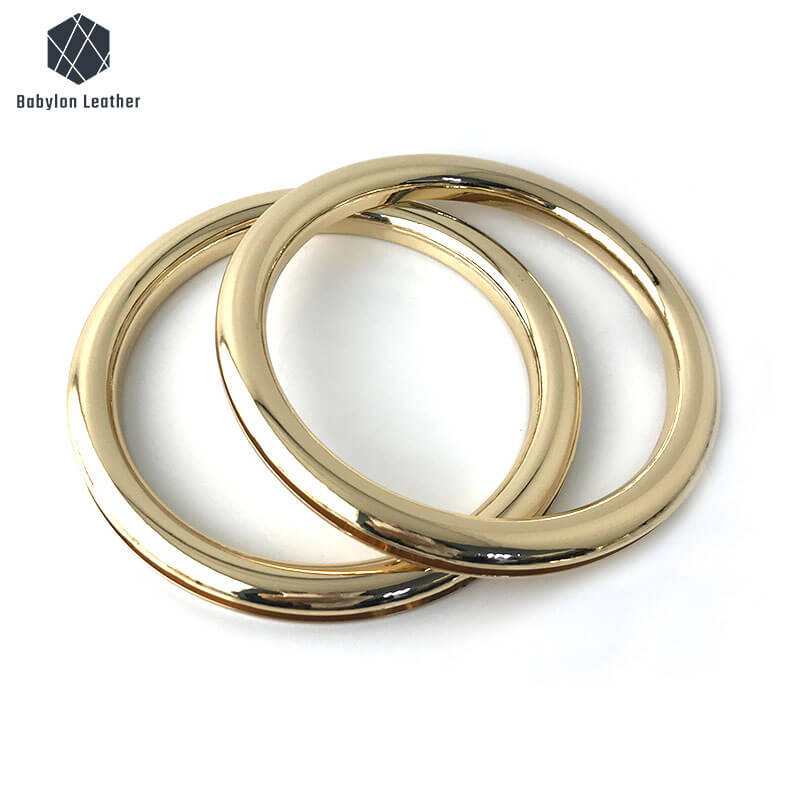 Circle Ring Fashion Bag Metal Handle 119mm-4 7/10"（2 PACK） - Babylon LeatherBabylon LeatherMH-059