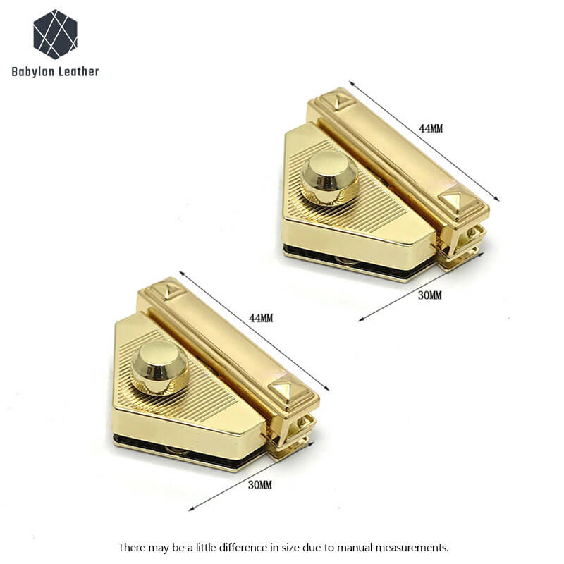 Creative Bag Triangle Lock Press Thumb Lock - Babylon LeatherBabylon LeatherSPTL-027-2 PACK