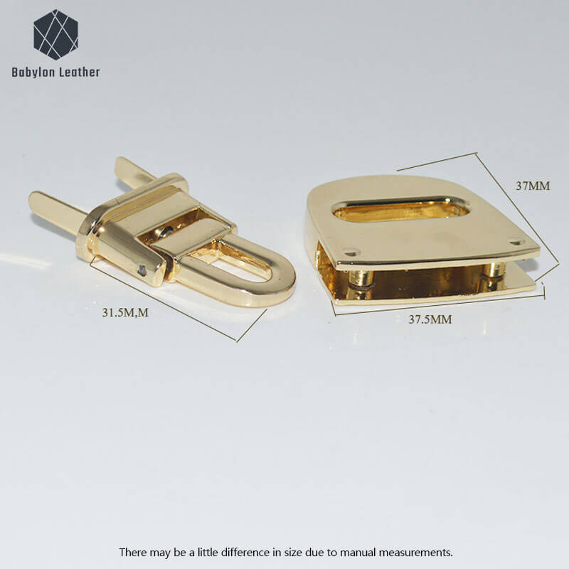 Creative Fashion Bag Closure Clasp Turn Flip Lock - Babylon LeatherBabylon LeatherTFL - 010 - 1 PACK
