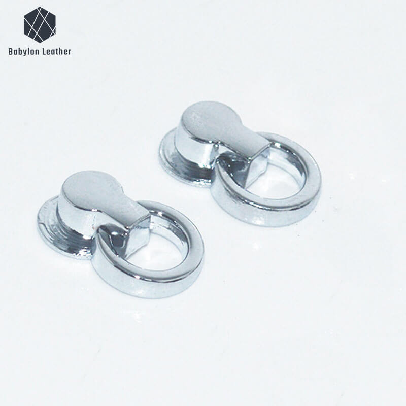 Creative with Ring Bag Fashion Connector Strap Buckle（2 PACK） - Babylon LeatherBabylon LeatherCSB - 145 - Silver