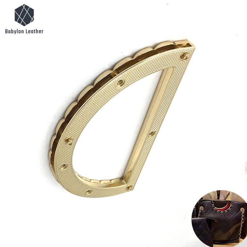 D Shaped Chain Pattern Metal Handle 128*72.5mm-5"*2 9/10"（2 PACK） - Babylon LeatherBabylon LeatherMH-054