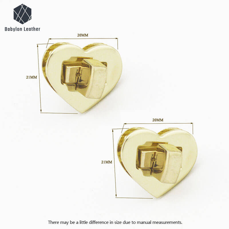 Heart Shaped Creative Bag Lock Twist Lock