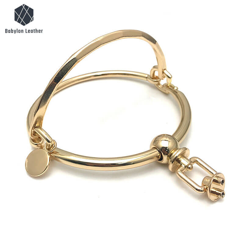 Double Circular Rings Creative Metal Handle 138*93mm-5 2/5"*3 7/10"（2 PACK） - Babylon LeatherBabylon LeatherMH-046