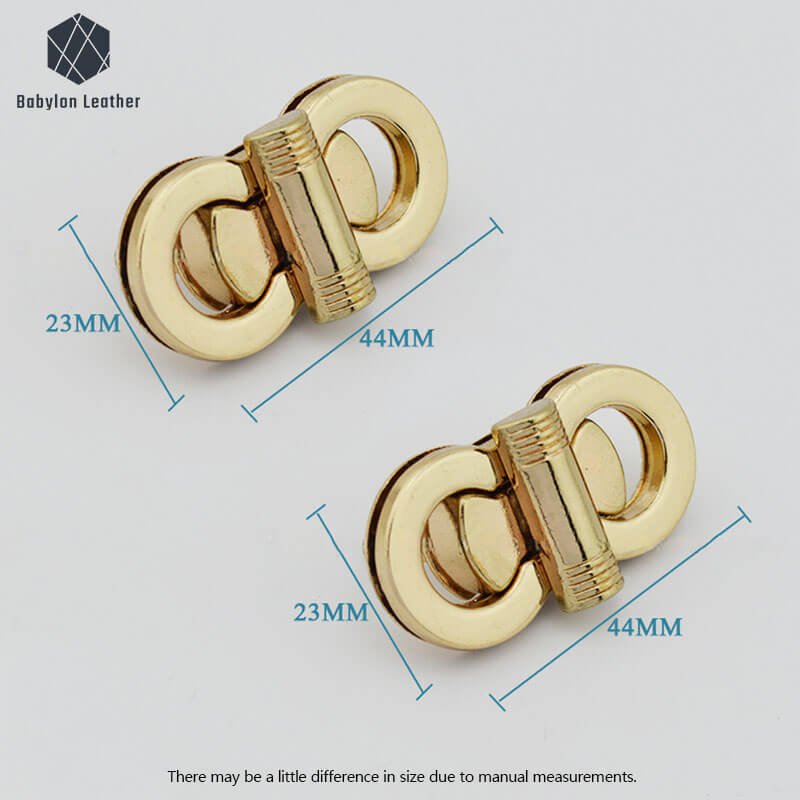 Figure 8 Creative Bag Closure Clasp Twist Lock - Babylon LeatherBabylon LeatherTL-162-2 PACK