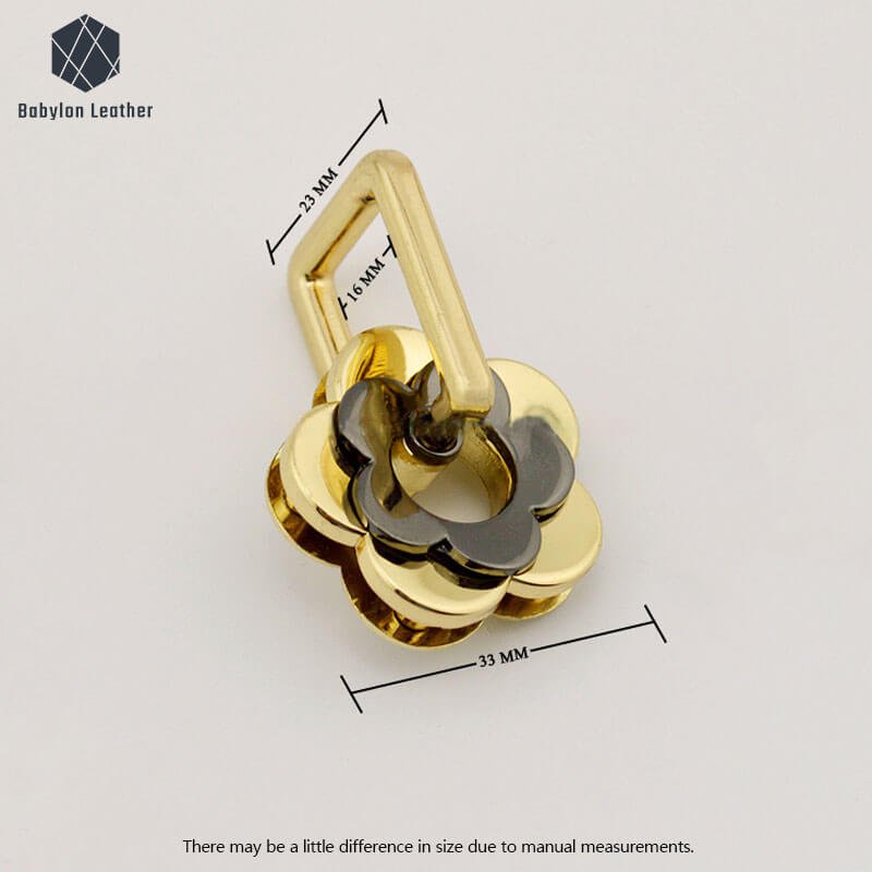 Flower Shape Two Tone Creative Connector Strap Buckle（2 PACK） - Babylon LeatherBabylon LeatherCSB-056