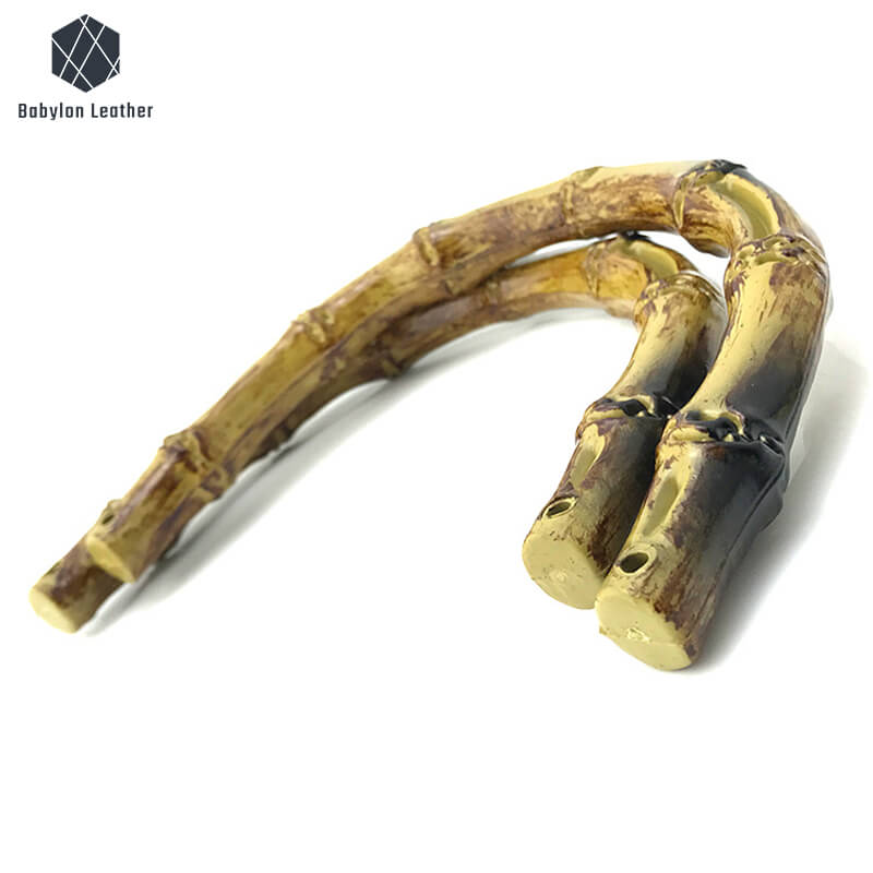 Half Round Bamboo Handle 138*125mm/5.4"*4.9"（1 PACK） - Babylon LeatherBabylon LeatherBH-011