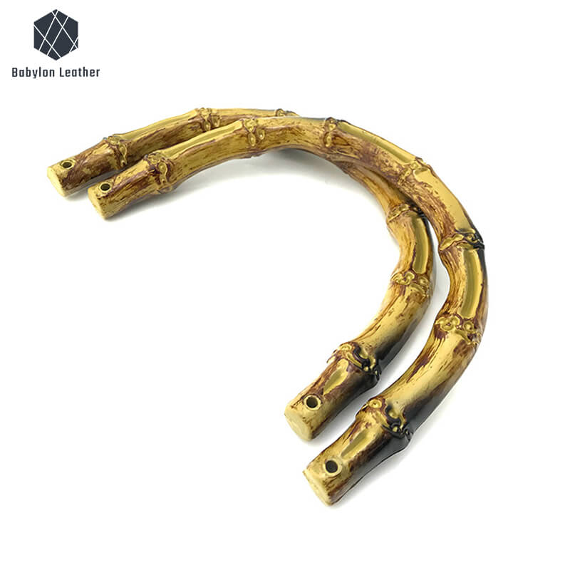Half Round Bamboo Handle 138*125mm/5.4"*4.9"（1 PACK） - Babylon LeatherBabylon LeatherBH-011