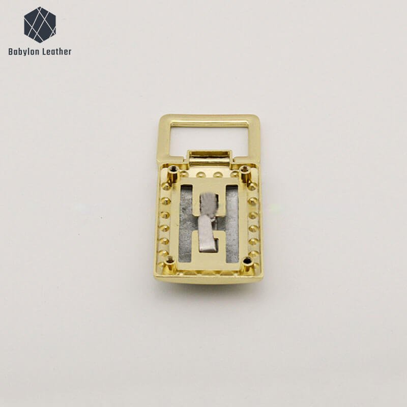 Inlay Diamond Creative Two Tone Connector Strap Buckle（2 PACK） - Babylon LeatherBabylon LeatherCSB-054