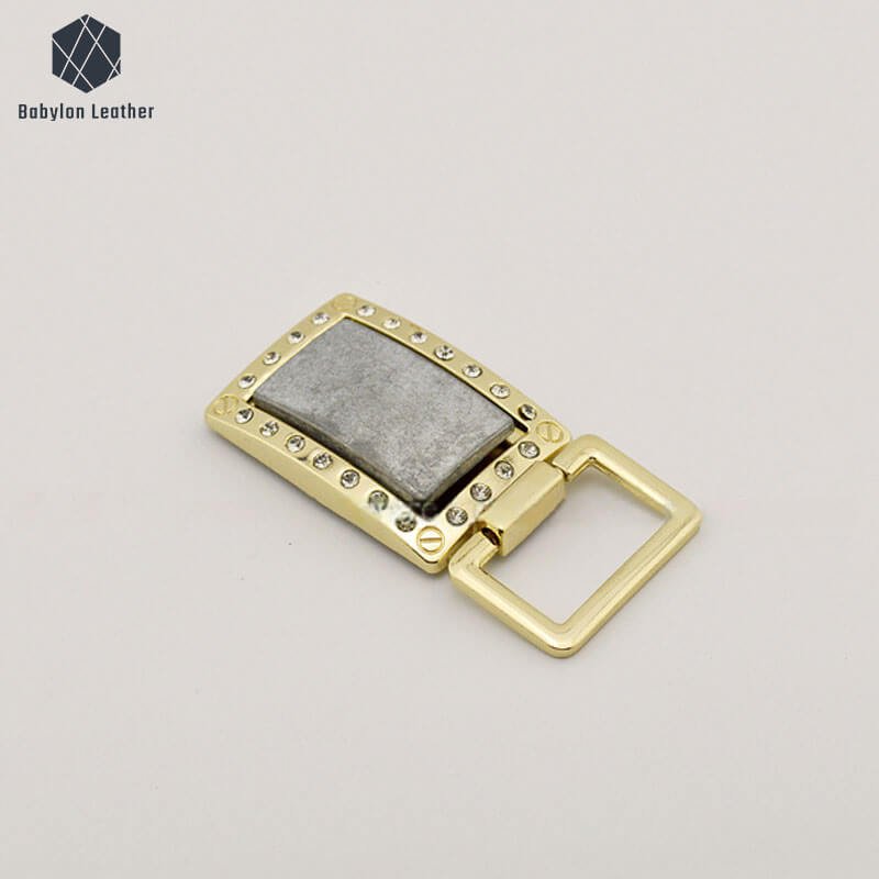 Inlay Diamond Creative Two Tone Connector Strap Buckle（2 PACK） - Babylon LeatherBabylon LeatherCSB-054