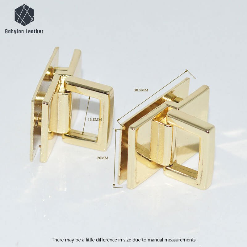 Interlayer Style Side Clip Buckle Bag Connector Strap Buckle（2 PACK） - Babylon LeatherBabylon LeatherCSB-091