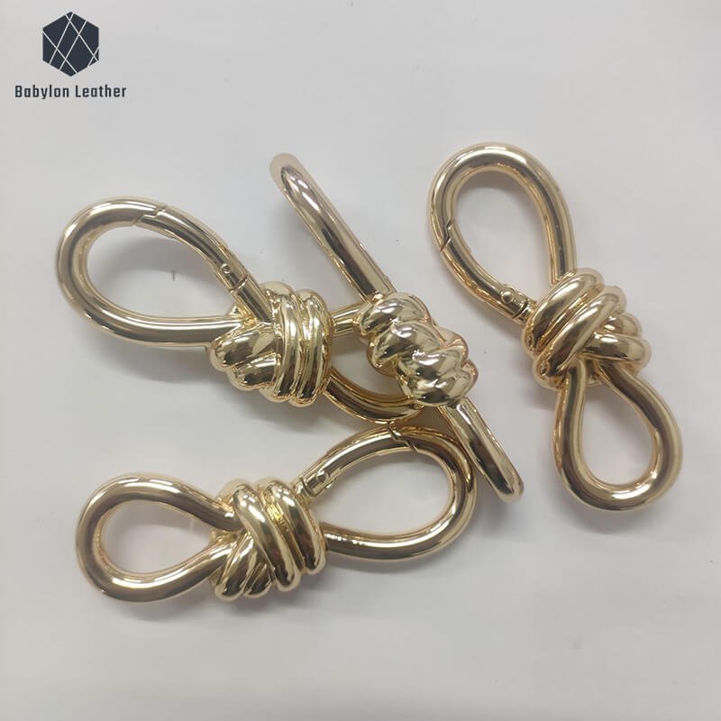 Knot Clasp Fashion Bag Decorative Snap Hook（2 PACK） - Babylon LeatherBabylon LeatherLSH-037