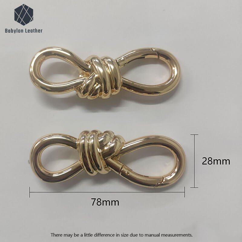 Knot Clasp Fashion Bag Decorative Snap Hook（2 PACK） - Babylon LeatherBabylon LeatherLSH-037