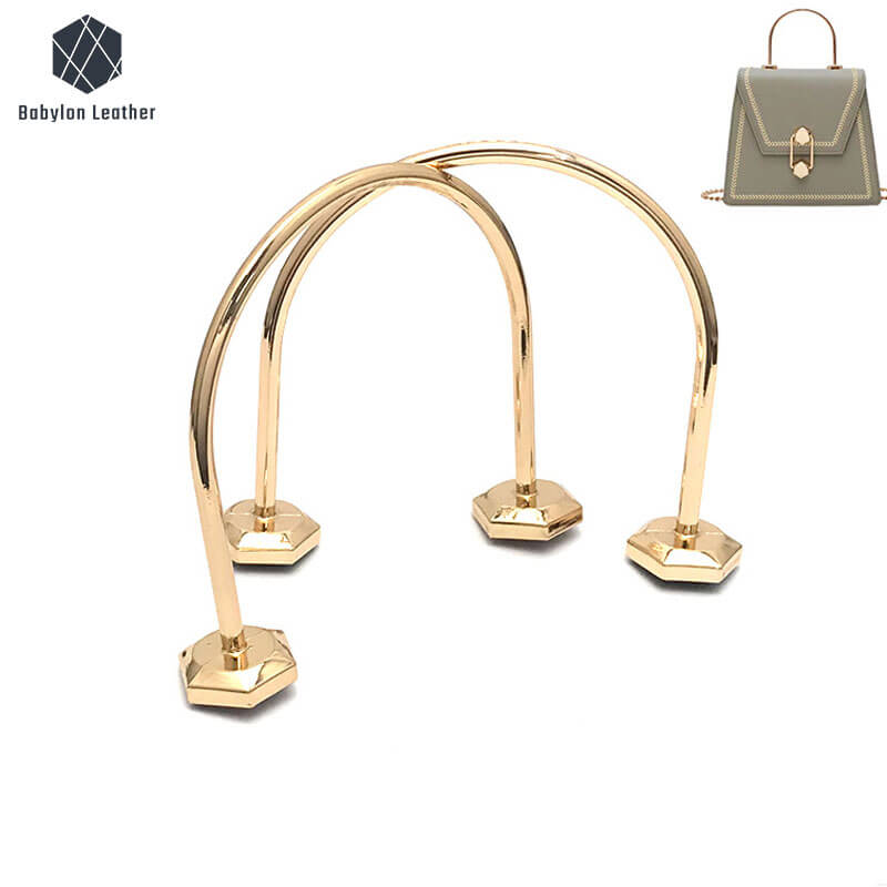Lron Wire Fashion Bag Metal Handle 95*80mm-3 7/10"*3 1/10"（1 PACK） - Babylon LeatherBabylon LeatherMH-044