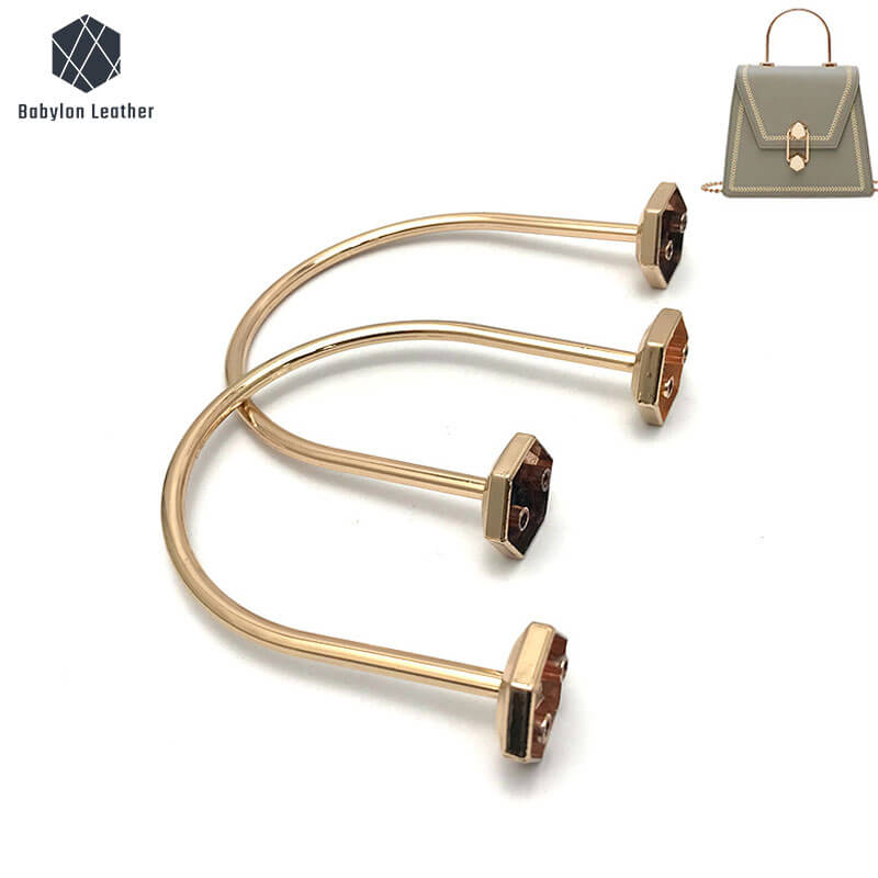 Lron Wire Fashion Bag Metal Handle 95*80mm-3 7/10"*3 1/10"（1 PACK） - Babylon LeatherBabylon LeatherMH-044