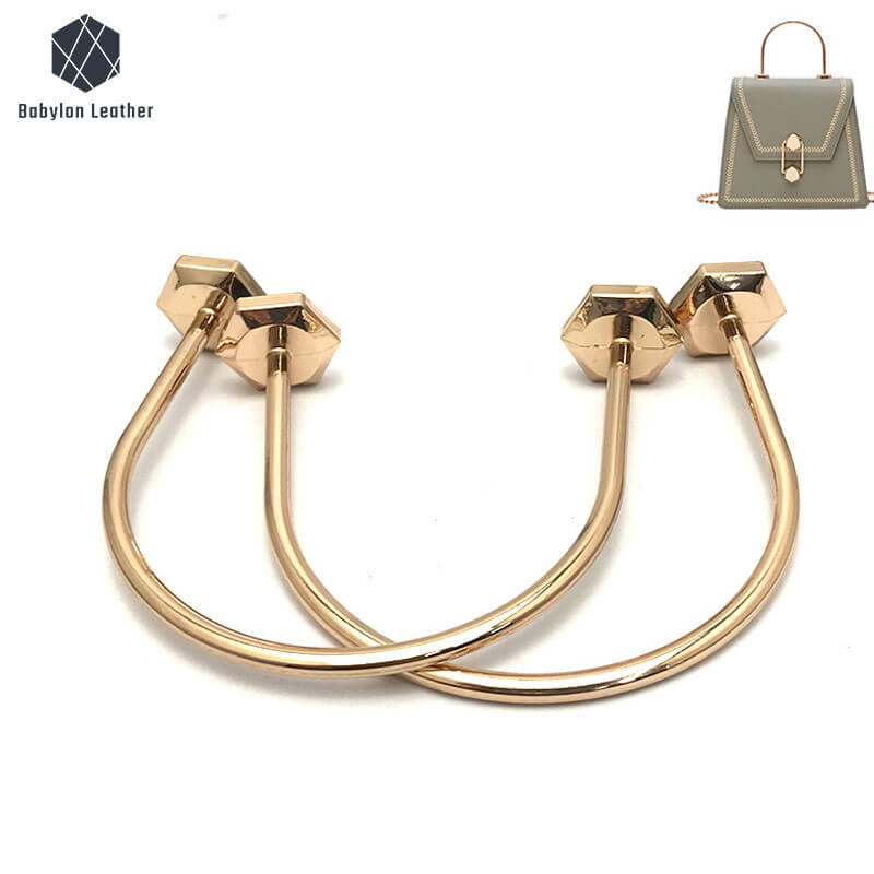 Lron Wire Fashion Bag Metal Handle 95*80mm-3 7/10"*3 1/10"（1 PACK） - Babylon LeatherBabylon LeatherMH-044