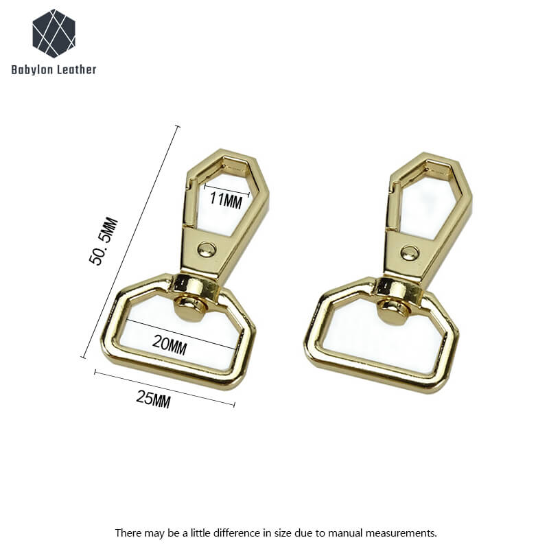 Lrregular Dog Hook Lobster Snap Hook 20mm-3/5"（2 PACK） - Babylon LeatherBabylon LeatherLSH-039