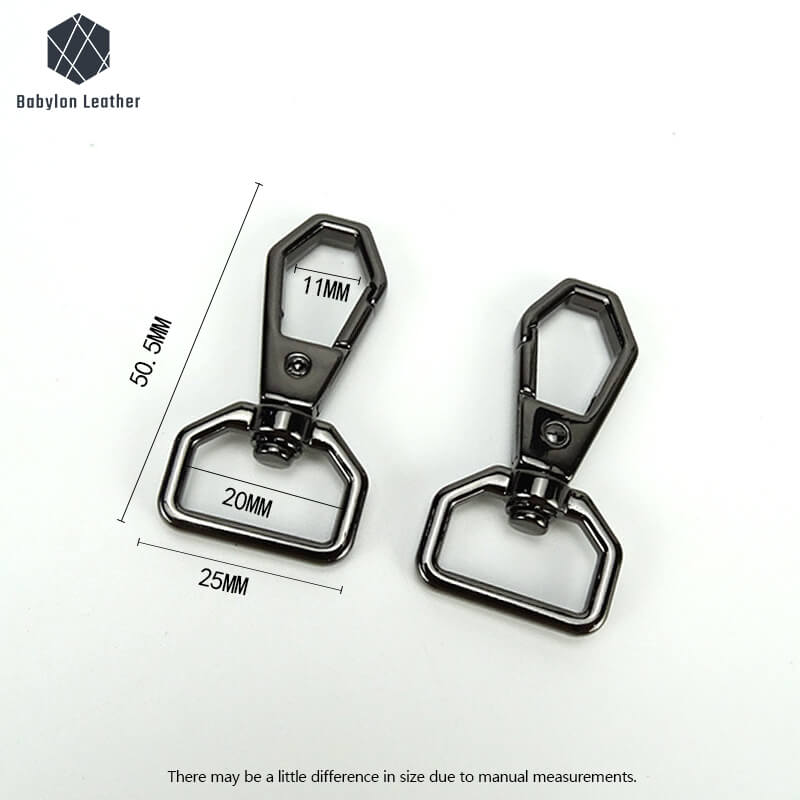 Lrregular Dog Hook Lobster Snap Hook 20mm-3/5"（2 PACK） - Babylon LeatherBabylon LeatherLSH-039