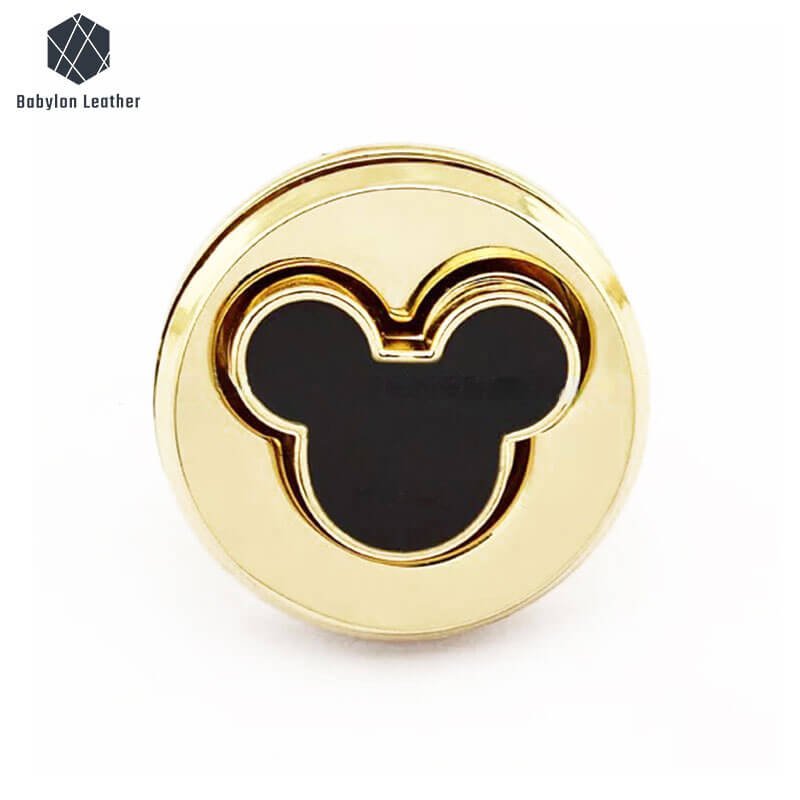 Mickey head Fashion Creative Bag Twist Lock（1 PACK） - Babylon LeatherBabylon LeatherTL-110