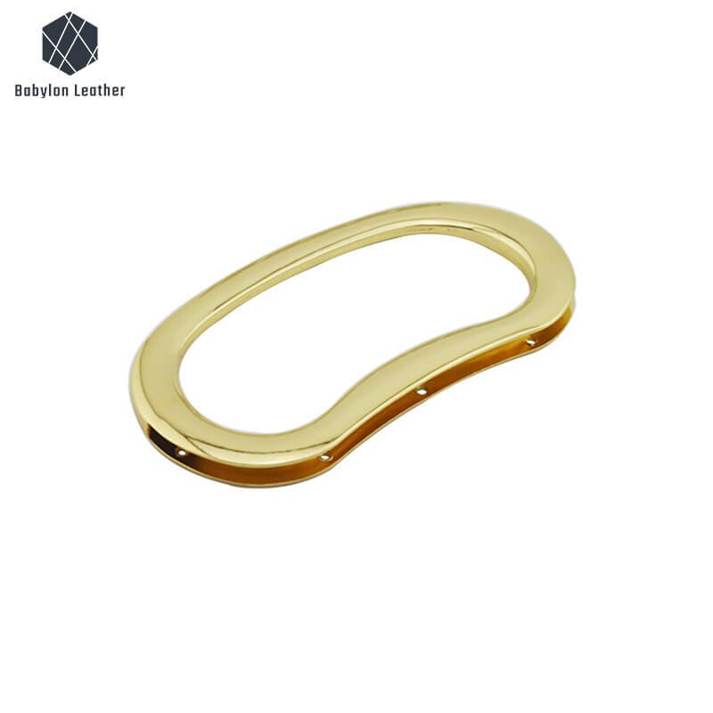 Oval Creative Fashion Bag Metal Handle 108.5*51.5mm-4 3/10"*2"（2 PACK） - Babylon LeatherBabylon LeatherMH-073