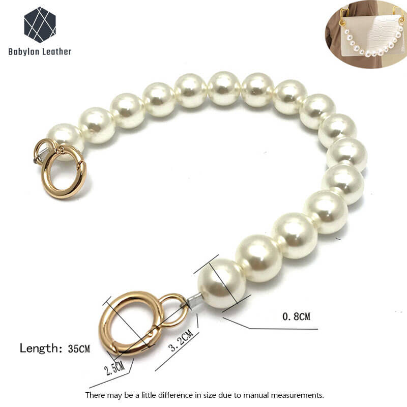 Pearl Creative Bag Metal Handle 350*25mm-13 4/5"*1"（1 PACK） - Babylon LeatherBabylon LeatherMH-048