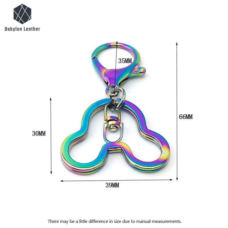 Rainbow Lobster Snap Hook Shaped Key Buckle（2 PACK） - Babylon LeatherBabylon LeatherSKC-005