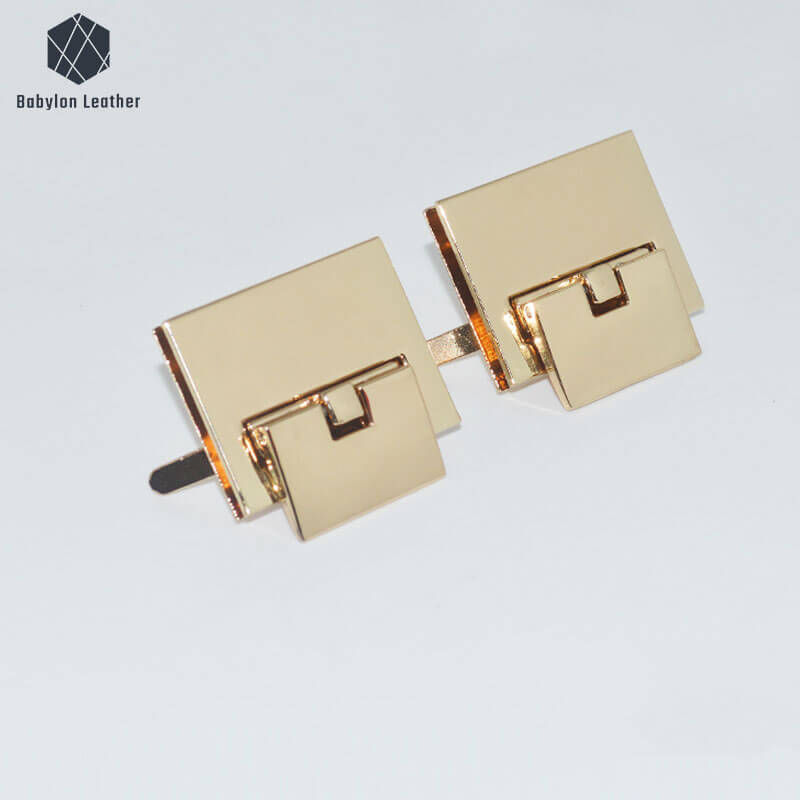 Rectangle Creative Fashion Bag Turn Flip Lock - Babylon LeatherBabylon LeatherTFL - 011 - 1 PACK