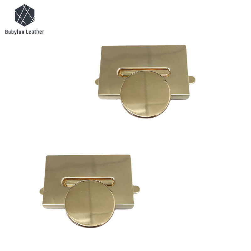 Rectangle Fashion Bag Closure Clasp Turn Flip Lock - Babylon LeatherBabylon LeatherTFL-006-1 PACK