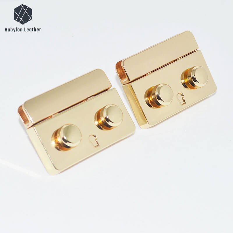 Rectangle Fashion Bag Press Thumb Lock（1 PACK） - Babylon LeatherBabylon LeatherSPTL - 034