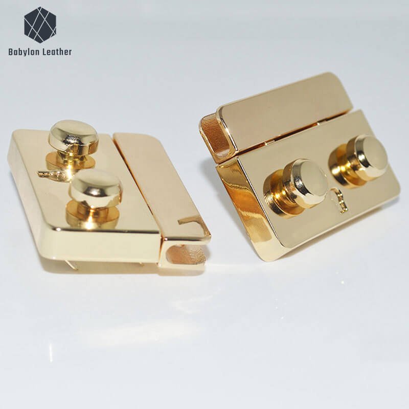 Rectangle Fashion Bag Press Thumb Lock（1 PACK） - Babylon LeatherBabylon LeatherSPTL - 034