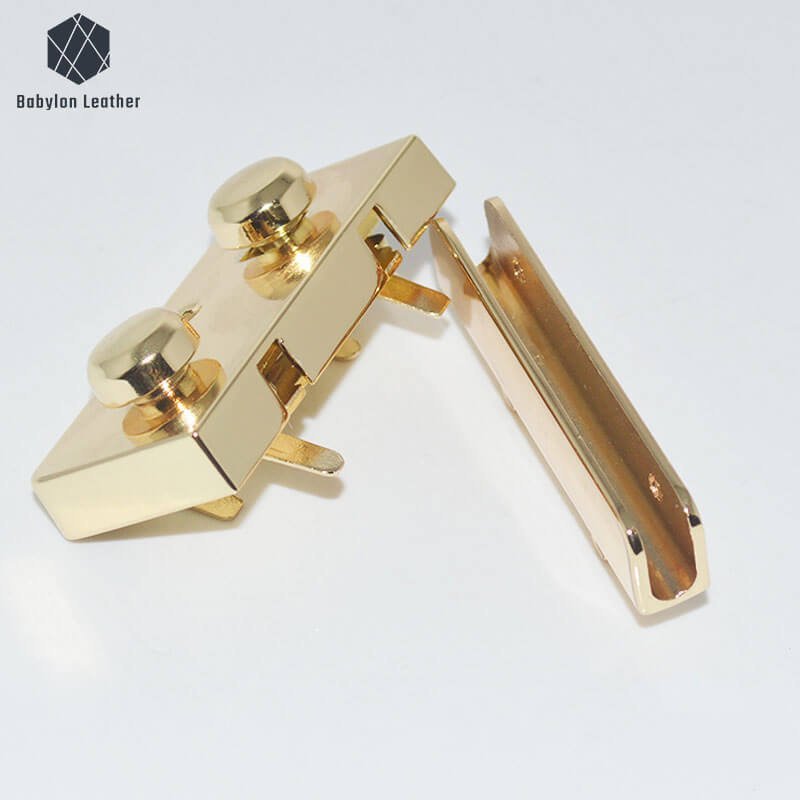 Rectangle Fashion Bag Press Thumb Lock（1 PACK） - Babylon LeatherBabylon LeatherSPTL - 034