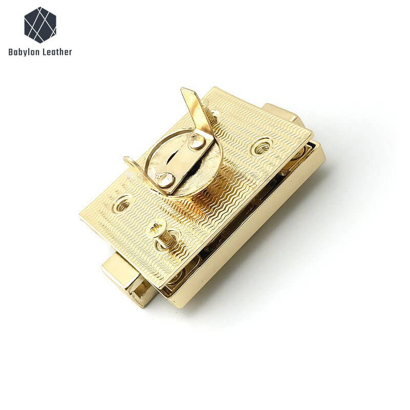 Rectangle Flower Creative Press Thumb Lock - Babylon LeatherBabylon LeatherSPTL - 055 - 1 PACK