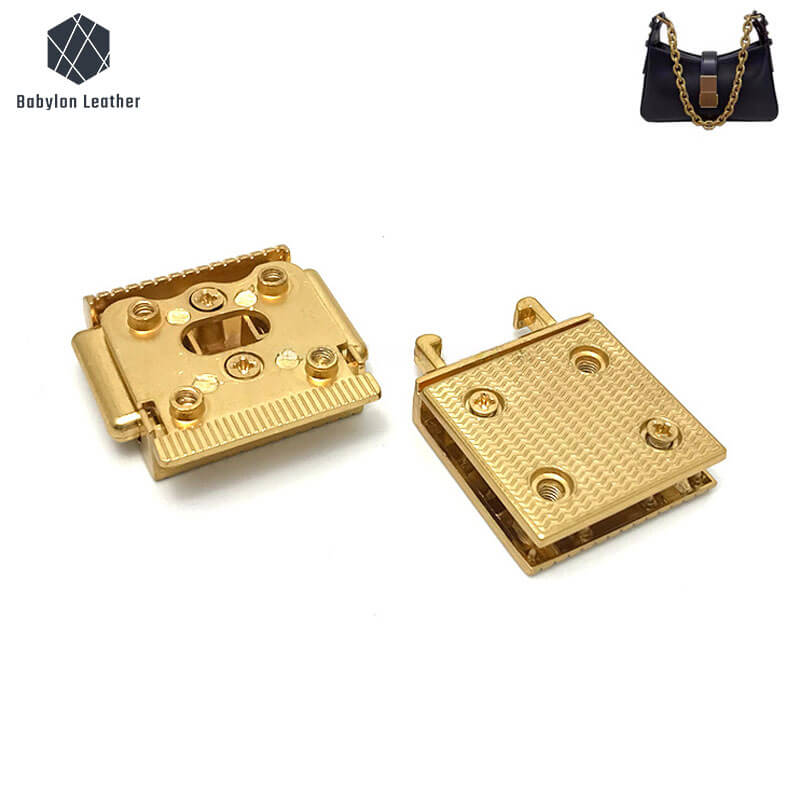 Rectangle Stripes Creative Press Thumb Lock（1 PACK） - Babylon LeatherBabylon LeatherSPTL - 028