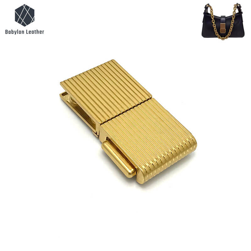 Rectangle Stripes Creative Press Thumb Lock（1 PACK） - Babylon LeatherBabylon LeatherSPTL - 028