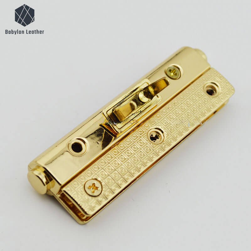 Rectangle Two Tone Bag Closure Clasp Press Thumb Lock（1 PACK） - Babylon LeatherBabylon LeatherSPTL - 042