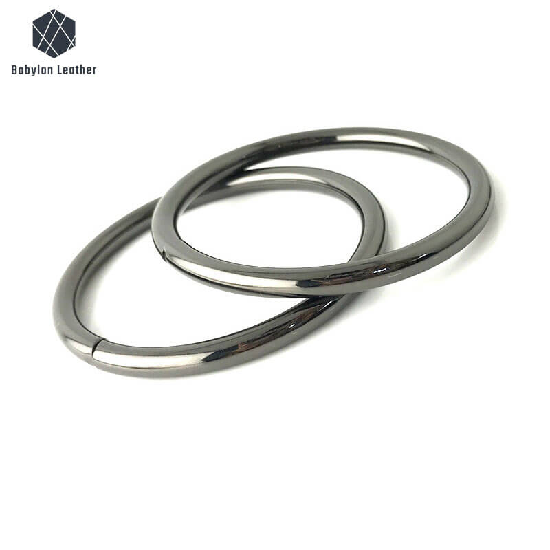 Round Lron Wire Ring Metal Handle 50mm-2