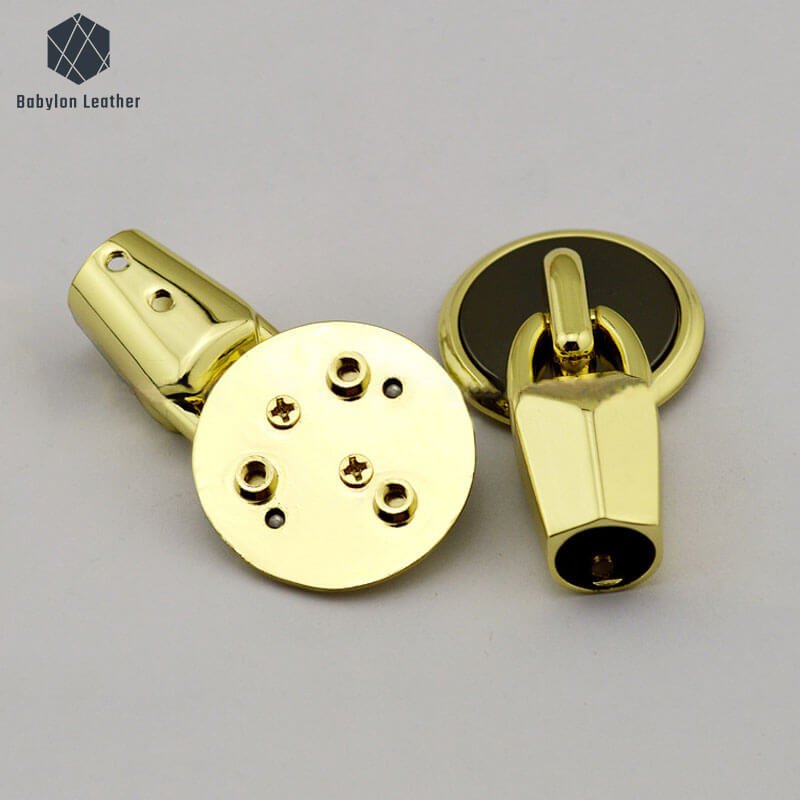Round Two Tone Fashion Bag Connector Strap Buckle（2 PACK） - Babylon LeatherBabylon LeatherCSB-082