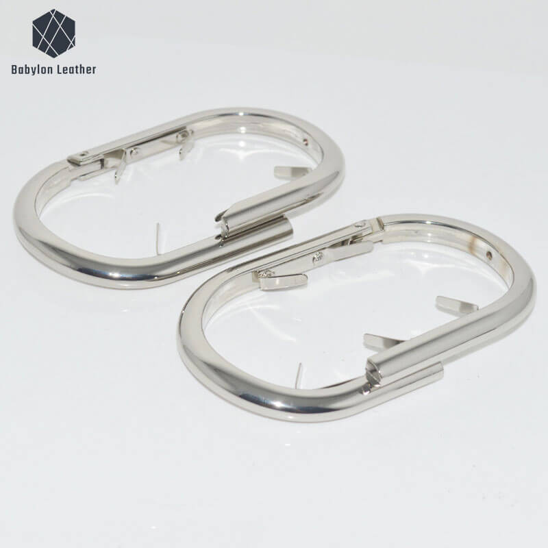 Safety Pin Shape Creative Metal Handle 110*68.5mm-4 3/10"*2 7/10"（1 PACK） - Babylon LeatherBabylon LeatherMH-016