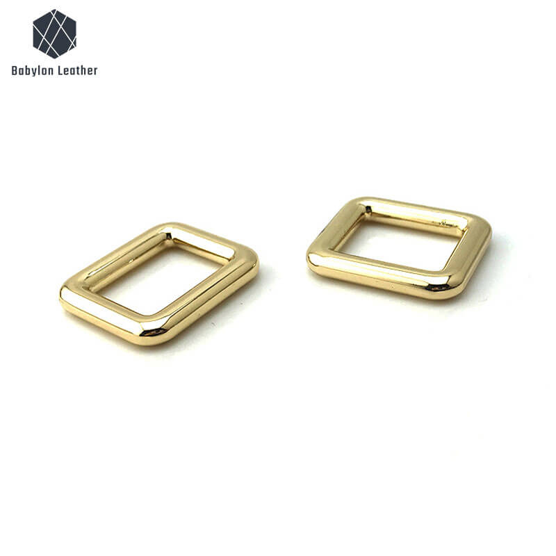 Square Creative Bag Shoulder Strap Connector Strap Ring（2 PACK） - Babylon LeatherBabylon LeatherCSR - 018 - Gold