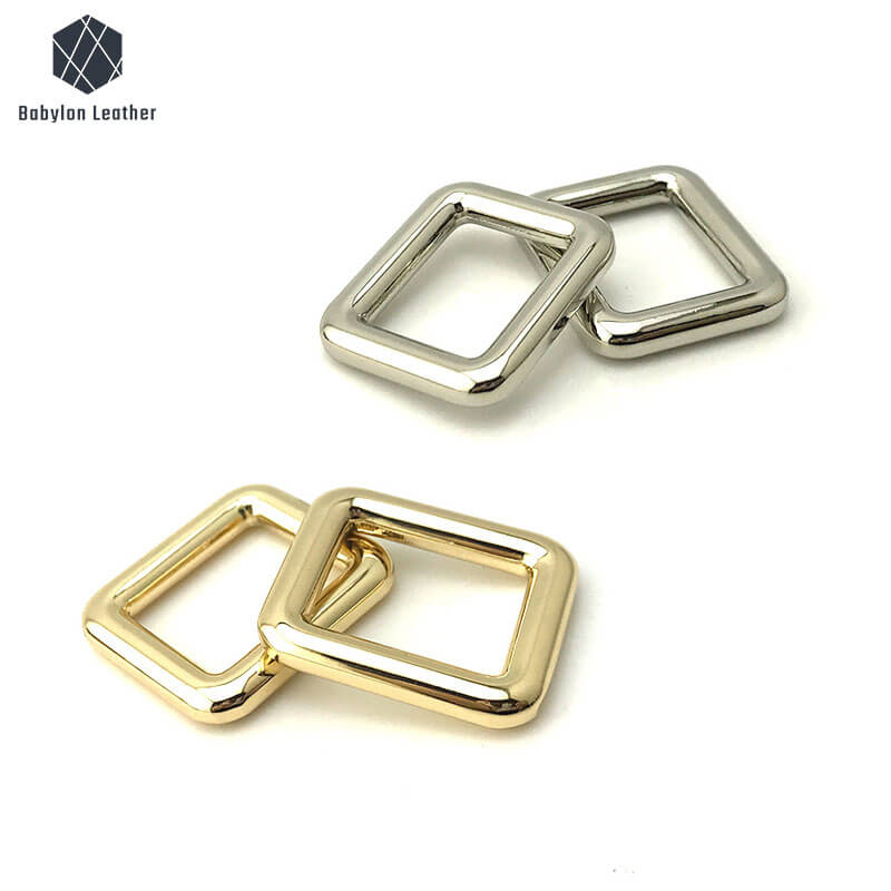 Square Creative Bag Shoulder Strap Connector Strap Ring（2 PACK） - Babylon LeatherBabylon LeatherCSR - 018 - Gold