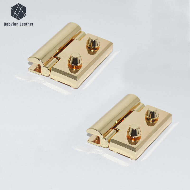 Square Insert Lock Bag Closure Lock Press Thumb Lock - Babylon LeatherBabylon LeatherSPTL-026-1 PACK