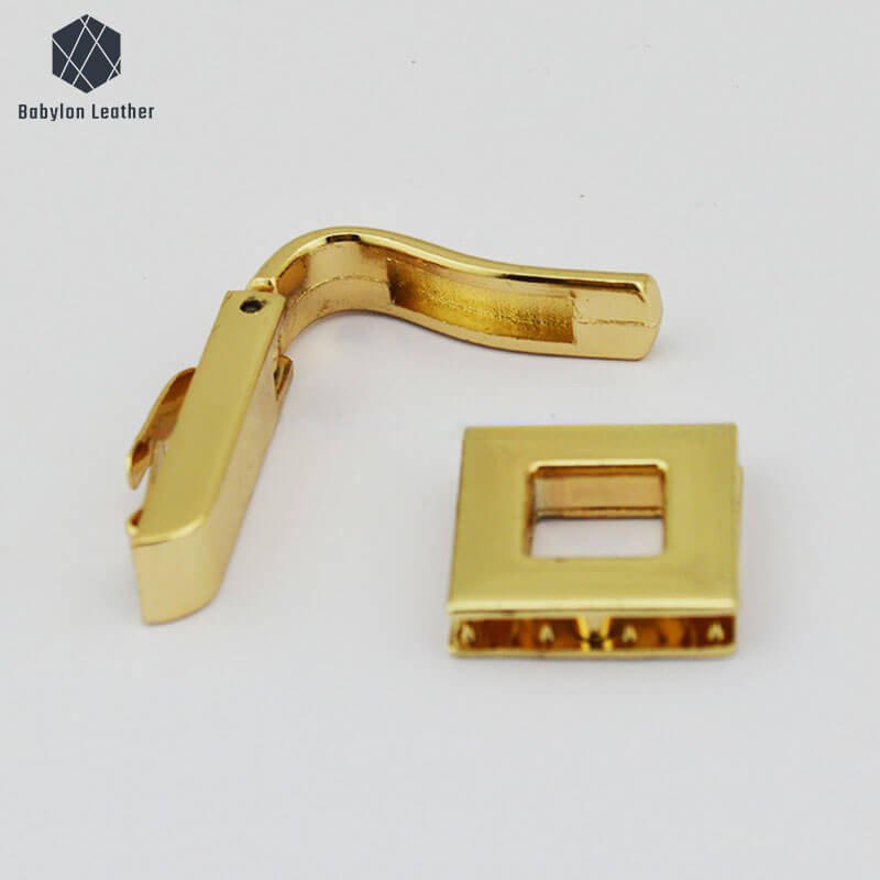Square Interlayer Style Bag Hardware Accessories Connector Strap Buckle（2 PACK） - Babylon LeatherBabylon LeatherCSB-088