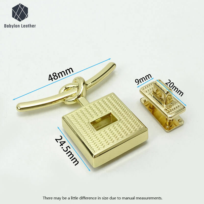 Square Knot Design Creative Press Thumb Lock（1 PACK） - Babylon LeatherBabylon LeatherSPTL - 051