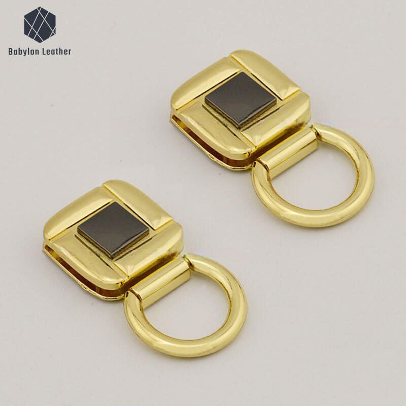 Square Two Tone Bag Creative Connector Strap Buckle（2 PACK） - Babylon LeatherBabylon LeatherCSB-055