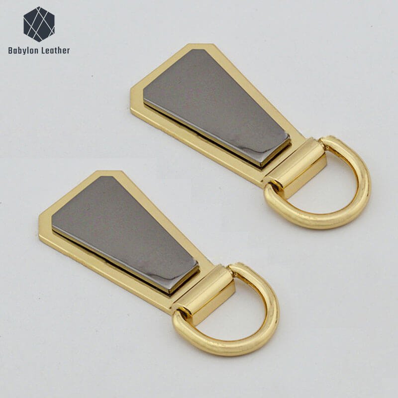Trapezoid Two Tone Creative Connector Strap Buckle（2 PACK） - Babylon LeatherBabylon LeatherCSB-048