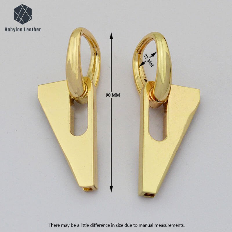 Triangle Shape Creative Fashion Connector Strap Buckle（2 PACK） - Babylon LeatherBabylon LeatherCSB-012