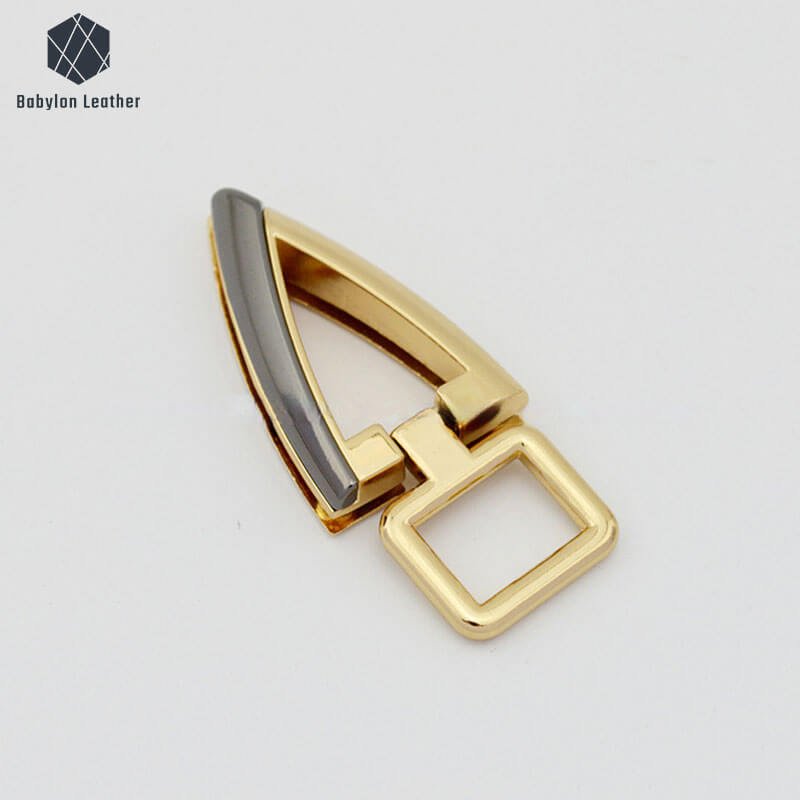 Triangle Shape Two Tone Bag Connector Strap Buckle（2 PACK） - Babylon LeatherBabylon LeatherCSB-031